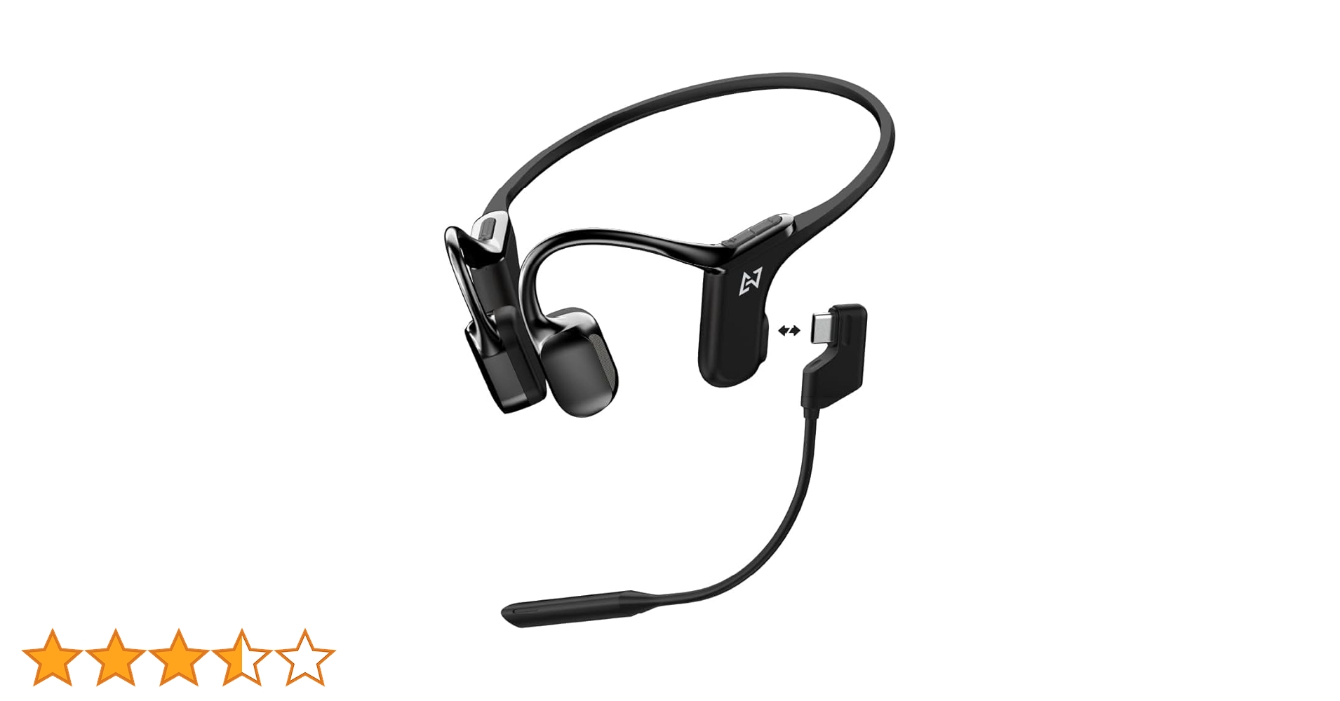 AVIOT WB-E1M 骨伝導 ヘッドセット ブルブームマイク同梱 411Sx+gJMWL.jpg_BO30,255,255,